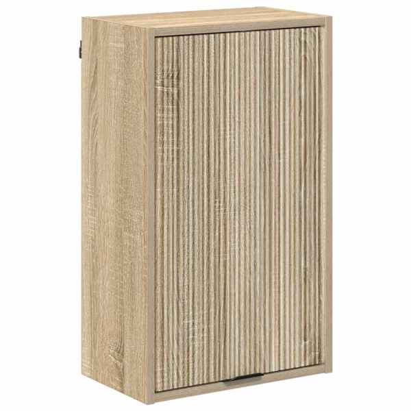 Vannitoa kapp Sonoma tamm 39 × 23,5 × 65 cm Tehispuit, Metall
