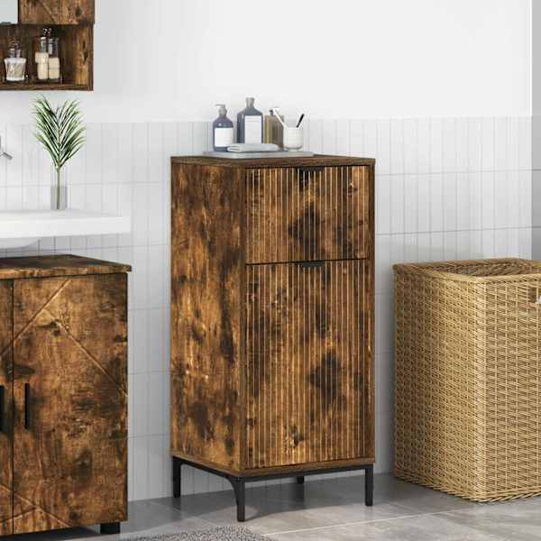 Vannitoa kapp Suitsetatud tamm 39,5 × 36 × 88 cm