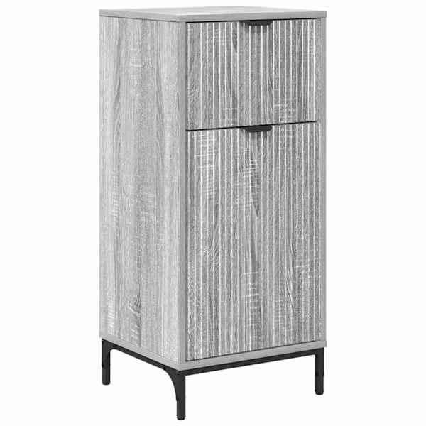 Vannitoa kapp Hall Sonoma 39,5 × 36 × 88 cm Tehispuit, Metall