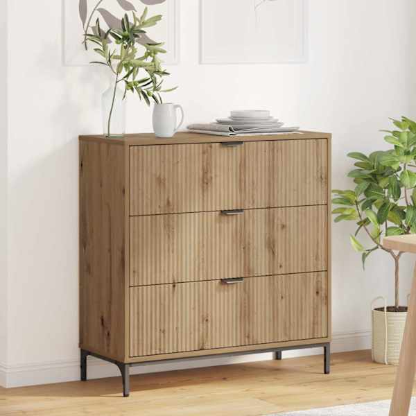 Kõide sahtliga Käsitööpuu 79,5 × 33 × 82 cm Tehispuit