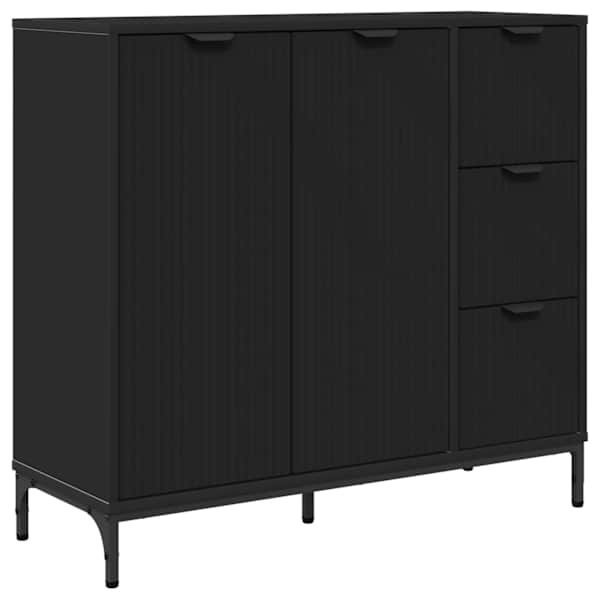 Kõide Must 89,5 × 33 × 82 cm Tehispuit