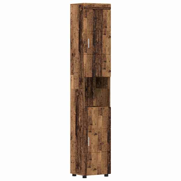 Vannitoa kapikomplekt TULUM Vana puit 37 × 31,5 × 203 cm