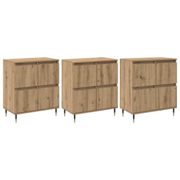 Hoiukapp 3 tk Käsitööpuu 60 × 35 × 70 cm