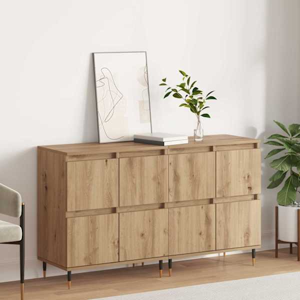 Hoiukapp 2 tk Käsitööpuu 60 × 35 × 70 cm