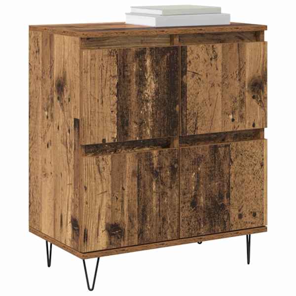 Kappide külgedel 2 tk Vana puit 60 × 35 × 70 cm