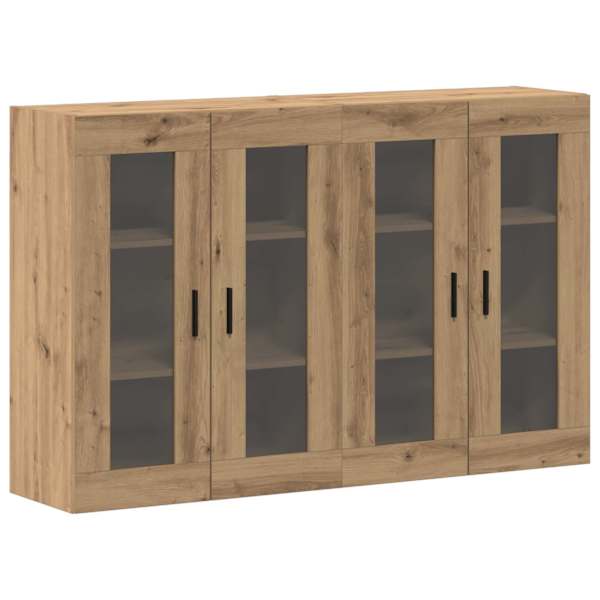 Seinale kinnitatud kapid 2 tk käsitöötamm 69,5 × 34 × 90 cm