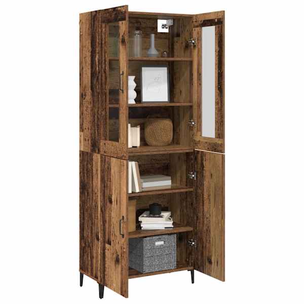 Kõrgushein 2 tk Vana puit 69,5 × 34 × 180 cm Tehispuit