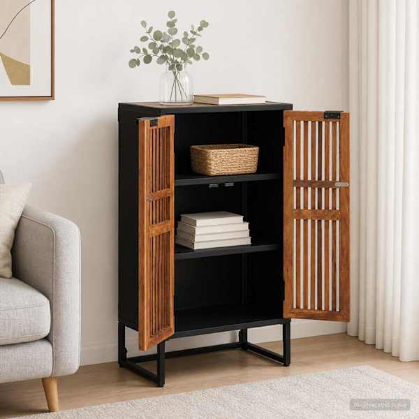Kõrgushein 53 × 30 × 95 cm Sooline Mango Puit ja Töödeldud Puit