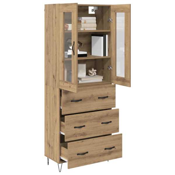 Kõrge hoiukapp Käsitööpuu 69,5 × 34 × 90 cm Tehispuit