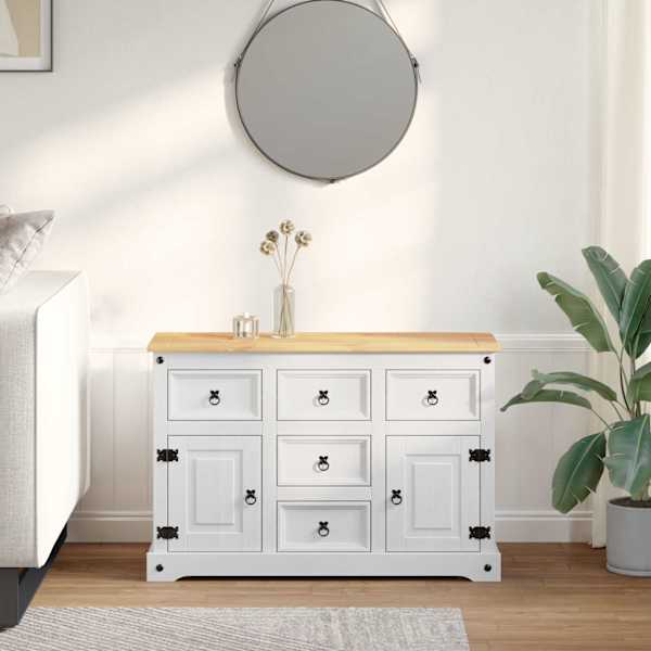 Hoidukirstud CORONA Valge 112 × 40 × 75 cm Tahke mänd