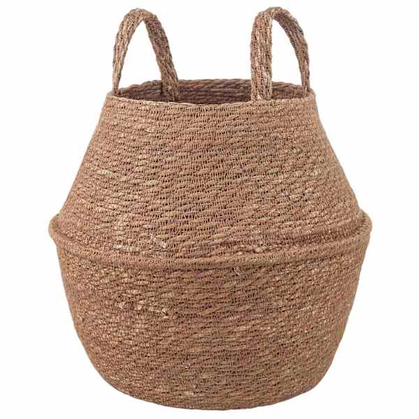 Lillepott 22 × 20 cm, 100% mererohi – naturaalne