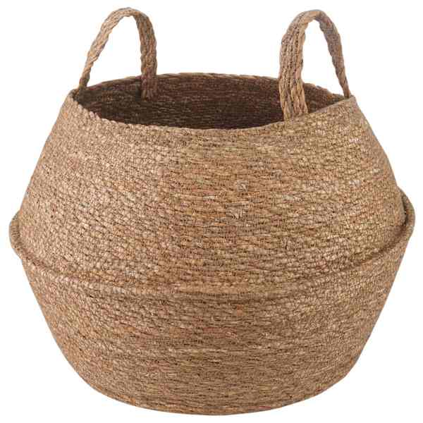 Lillepott 45 × 36 cm, 100% mererohi – naturaalne