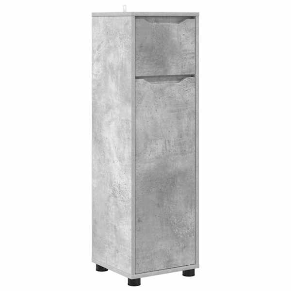 Vannitoa kapp Betoonhall 30,5 × 30 × 101 cm Tehispuit