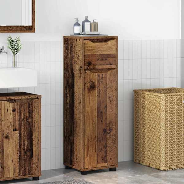 Vannitoa kapp Vana puit 30,5 × 30 × 101 cm Tehispuit