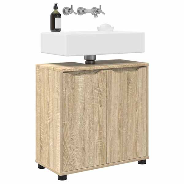 Vannitoa valamu kapp Sonoma tamm 60 × 30 × 60 cm Tehispuit