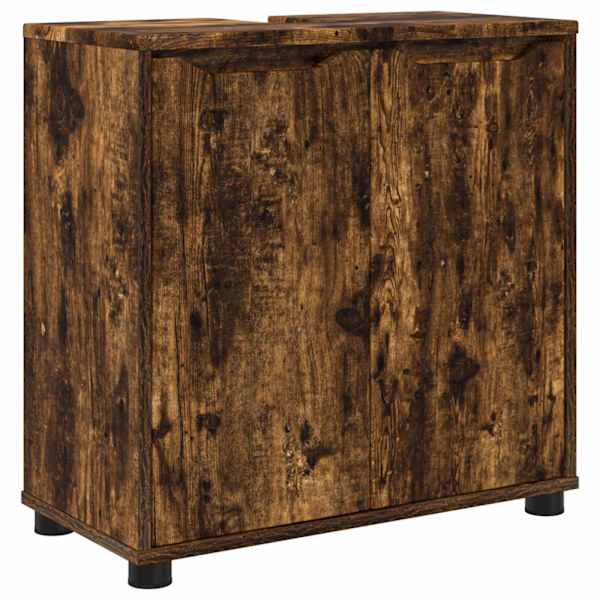 Vannitoa valamu kapp Suitsetatud tamm 60 × 30 × 60 cm Tehispuit
