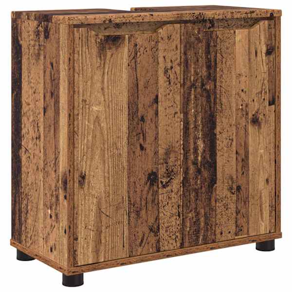 Vannitoa valamu kapp Vana puit 60 × 30 × 60 cm Tehispuit