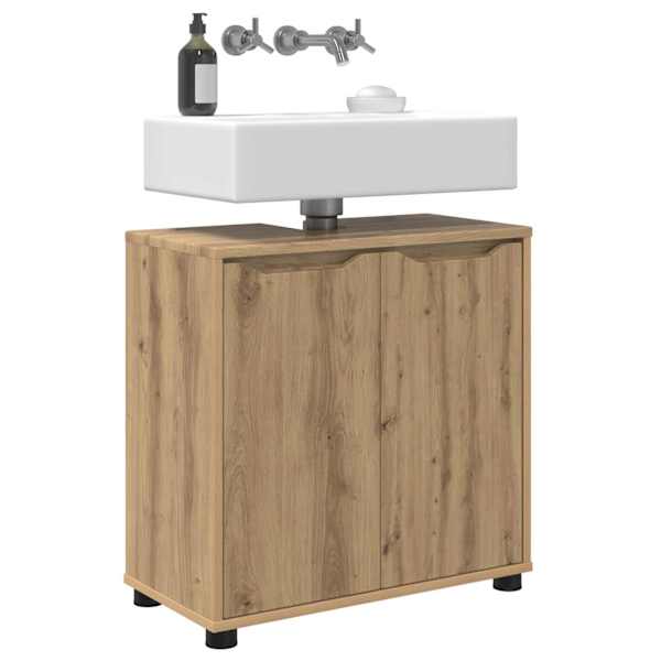 Vannitoa valamu kapp Käsitööpuu 60 × 30 × 60 cm Tehispuit