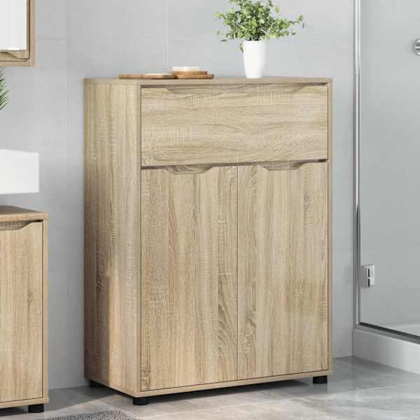Vannitoa kapp Sonoma tamm 72,5 × 36,5 × 100 cm Tehispuit