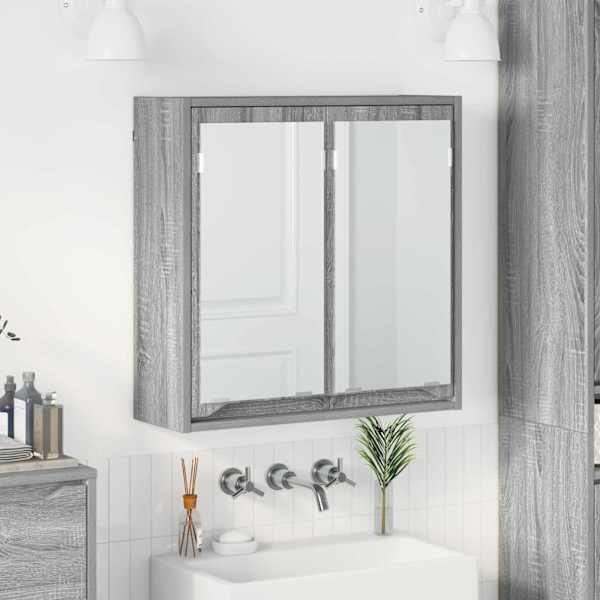 Vannitoa peeglikapp Hall Sonoma 60 × 20 × 60 cm Tehispuit