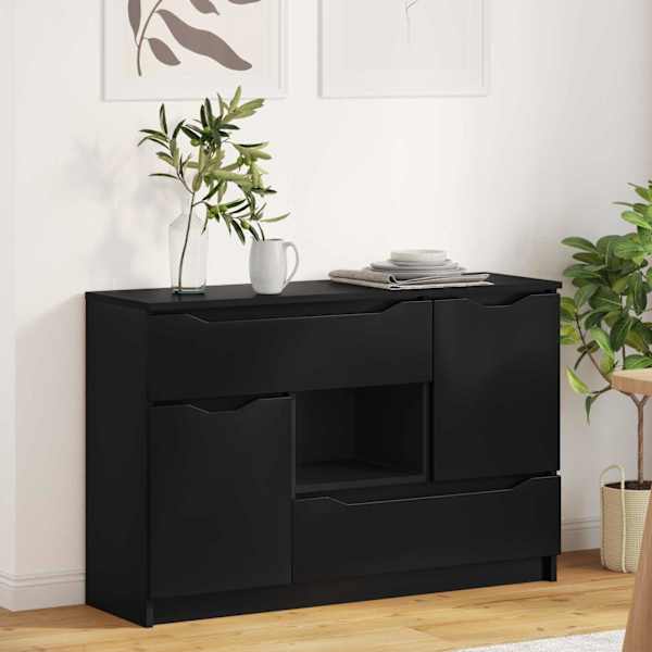 Kõide Must 100 × 30 × 65,6 Tehispuit