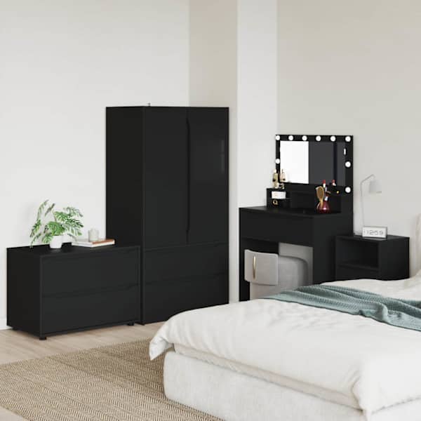 Hoiukapp 80 × 48 × 57 cm Tehispuit Must