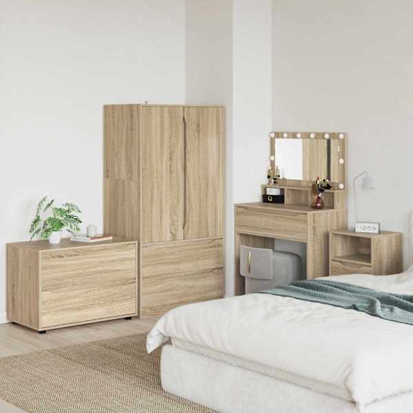 Hoiukapp 80 × 48 × 57 cm Tehispuit Sonoma tamm