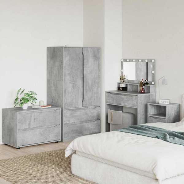 Hoiukapp 80 × 48 × 57 cm Tehispuit Betoonhall
