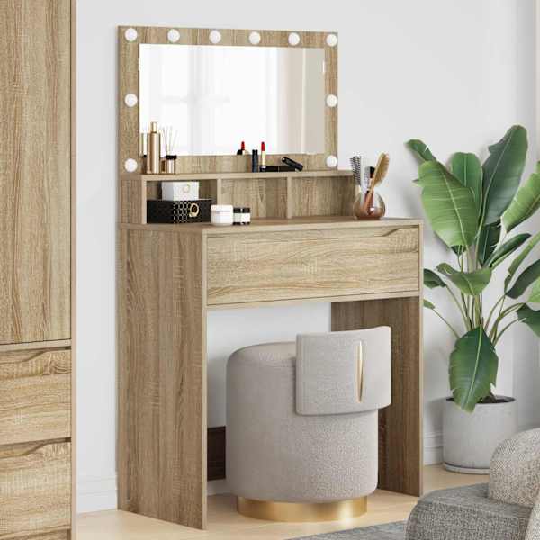 Magamistoa meikimislaudade Sonoma tamm 80 × 39,5 × 135 cm