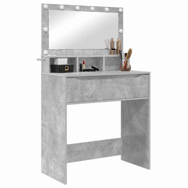 Magamistoa meikimislaudade Betoonhall 80 × 39,6 × 135 cm