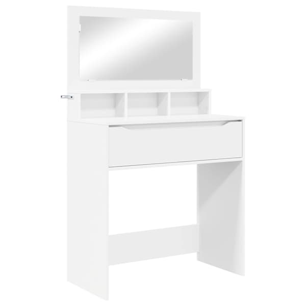 Magamistoa meikimislaudade Valge 80 × 39,6 × 135 cm Tehispuit