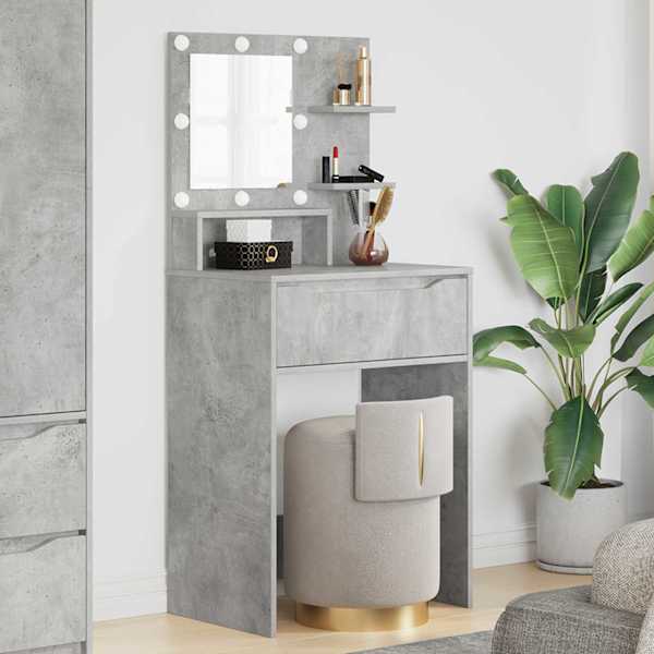 Magamistoa meikimislaudade Betoonhall 80 × 39,6 × 135 cm