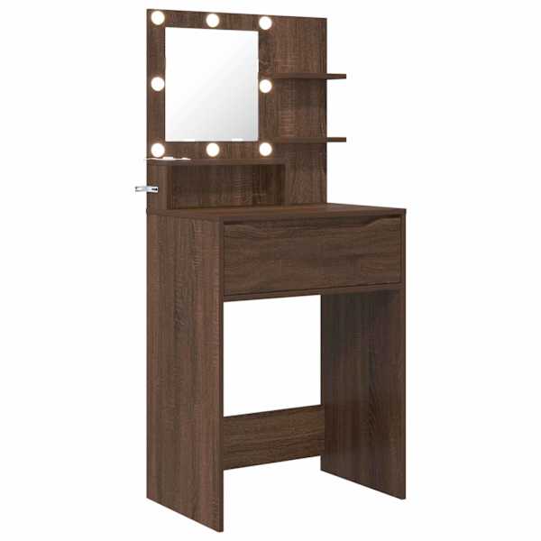 Magamistoa meikimislaudade Pruun tamme 80 × 39,6 × 135 cm