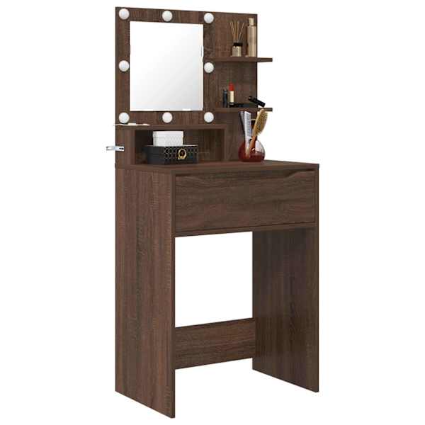 Magamistoa meikimislaudade Pruun tamme 80 × 39,6 × 135 cm