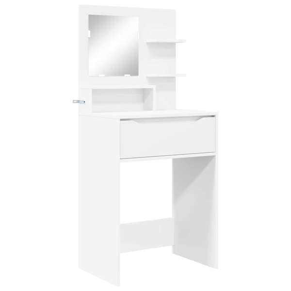 Magamistoa meikimislaudade Valge 60 × 39,5 × 135 cm Tehispuit
