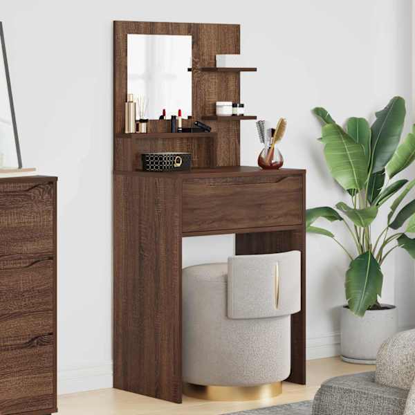 Magamistoa meikimislaudade Pruun tamme 80 × 39,6 × 135 cm