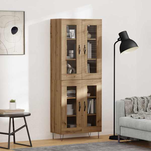 Kõrge hoiukapp Käsitööpuu 69,5 × 34 × 90 cm Tehispuit