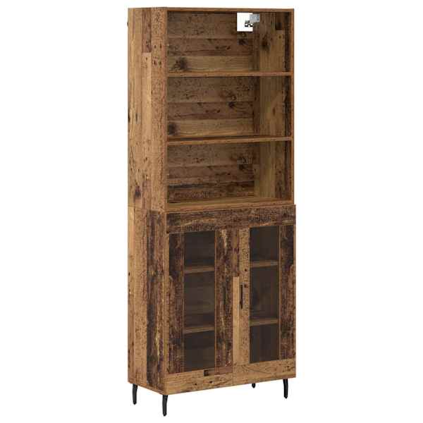 Kõrgushein 2 tk Vana puit 69,5 × 32,5 × 180 cm Tehispuit