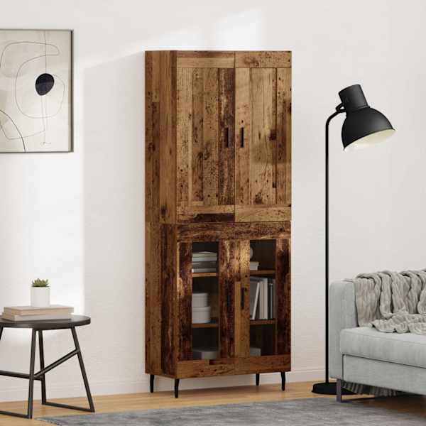 Kõrgushein 2 tk Vana puit 69,5 × 34 × 180 cm Tehispuit