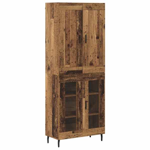 Kõrgushein 2 tk Vana puit 69,5 × 34 × 180 cm Tehispuit