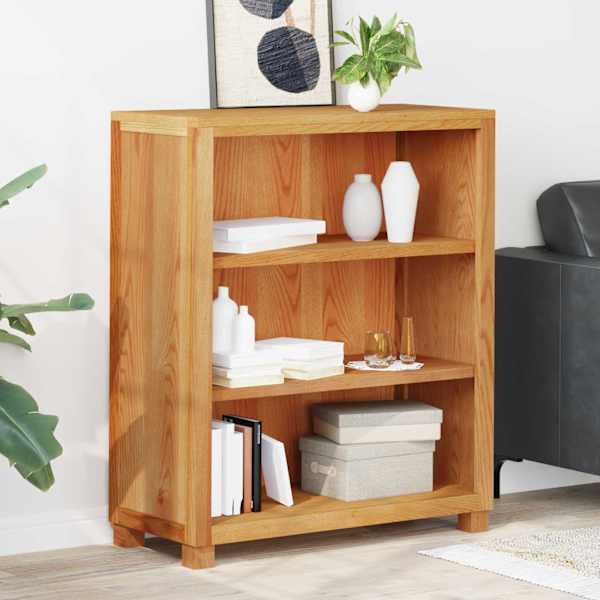 Kapp ladustamisega Pruun 80 × 35 × 95 cm Tugev Tamme Puit