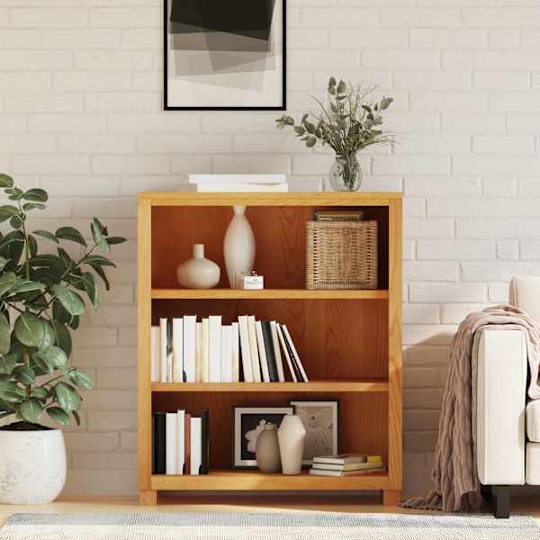 Kapp ladustamisega Pruun 80 × 35 × 95 cm Tugev Tamme Puit