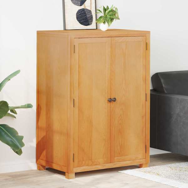 Garderoobikapp uksega Pruun 80 × 50 × 115 cm Tugev Tamme Puit