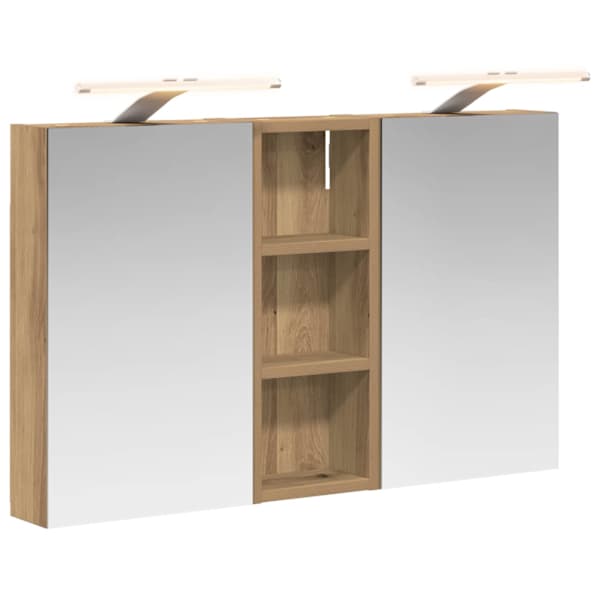 Vannitoa kapikomplekt 3 tk 80 × 10,5 × 50 cm Tehispuit