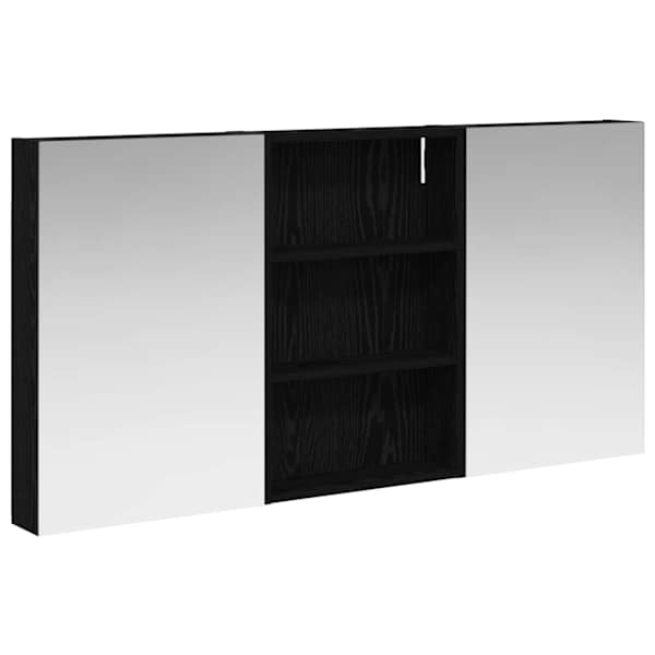 Vannitoa kapikomplekt 3 tk 120 × 10,5 × 60,5 cm Tehispuit