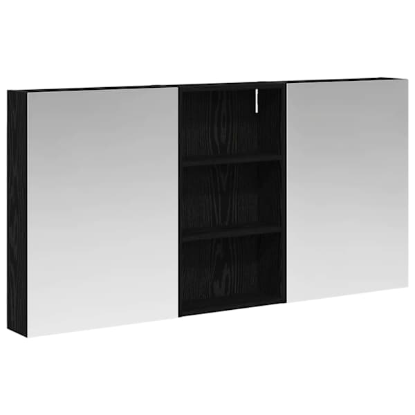 Vannitoa kapikomplekt 3 tk 140 × 14,5 × 70 cm Tehispuit