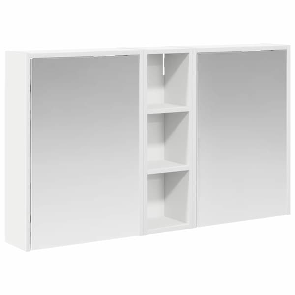 Vannitoa kapikomplekt 3 tk 106 × 16 × 62,5 cm Tehispuit