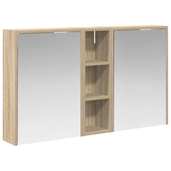 Vannitoa kapikomplekt 3 tk 106 × 16 × 62,5 cm Tehispuit