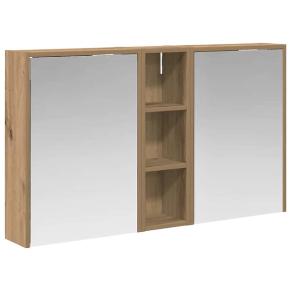 Vannitoa kapikomplekt 3 tk 106 × 16 × 62,5 cm Tehispuit