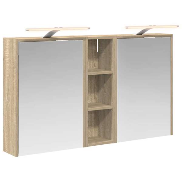 Vannitoa kapikomplekt 3 tk 106 × 16 × 62,5 cm Tehispuit